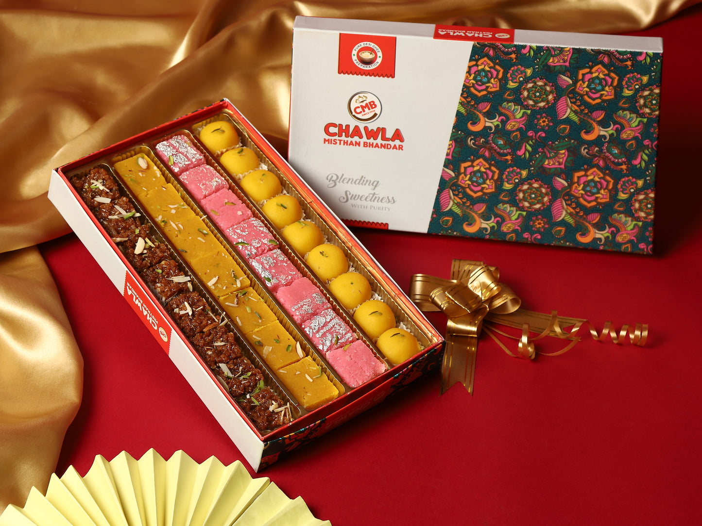 Classic 4 lines mithai box-Series 1